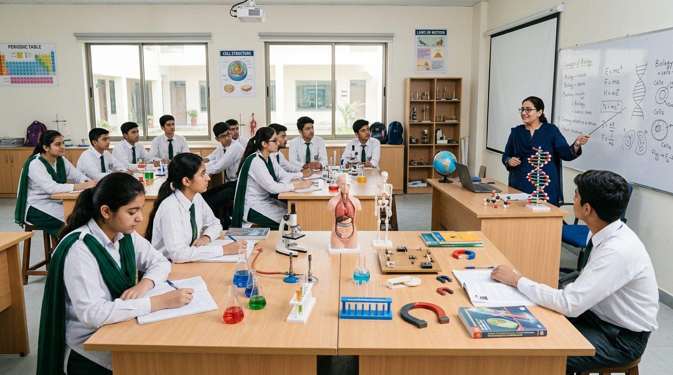 Science Subjects and Mathematics Classes at The Sunrise Academy Kharan