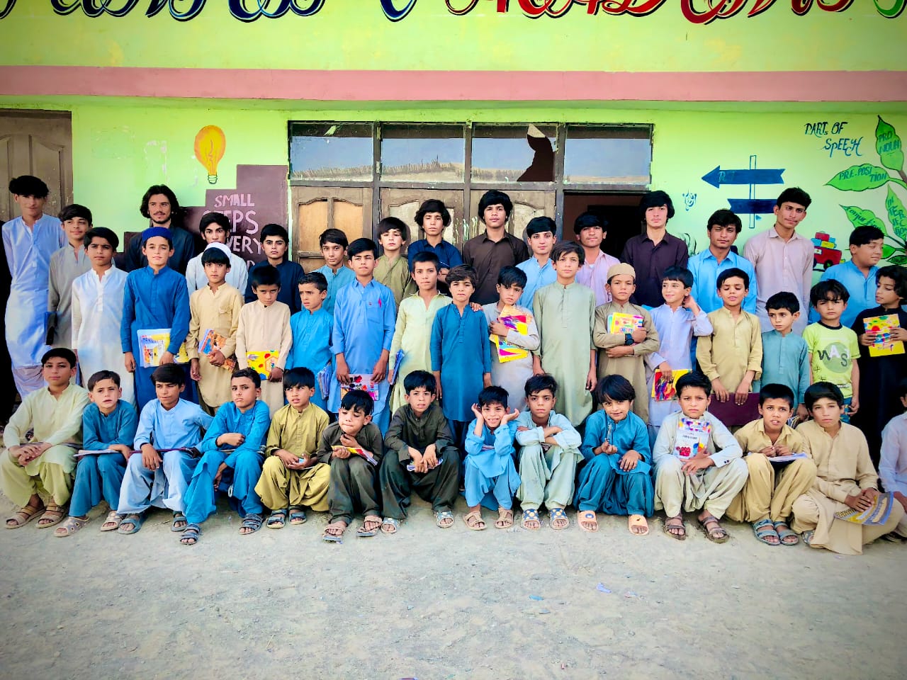 Learning activities at The Sunrise Academy Kharan
