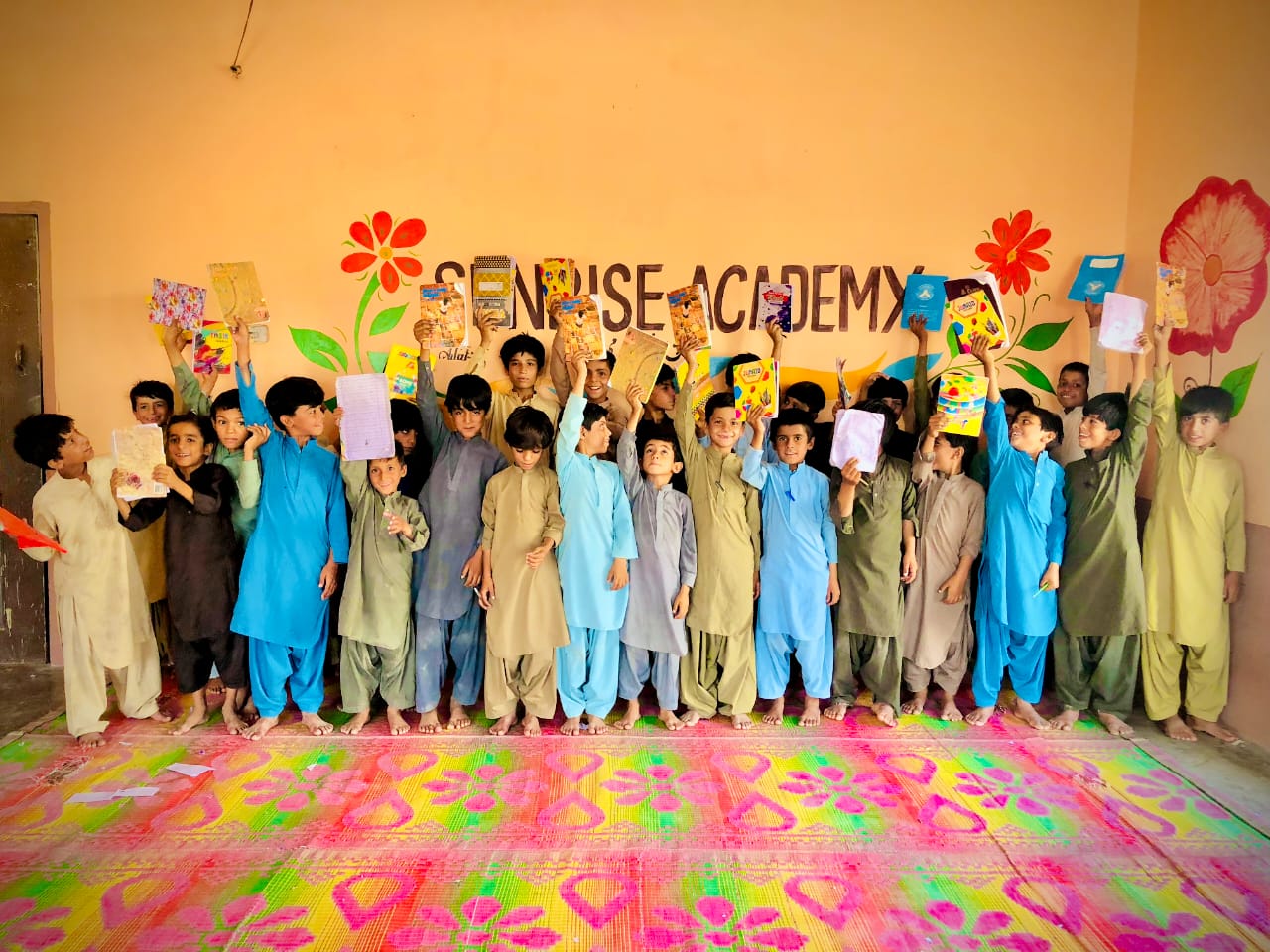 Learning activities at The Sunrise Academy Kharan
